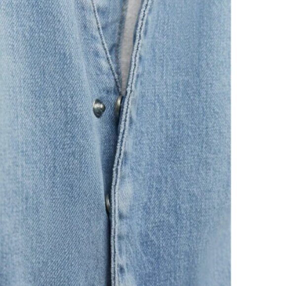 ZARA DENIM TRF HALTER-NECK JUMPSUIT BLUE SIZE S | 7227/080 - Picture 9 of 16